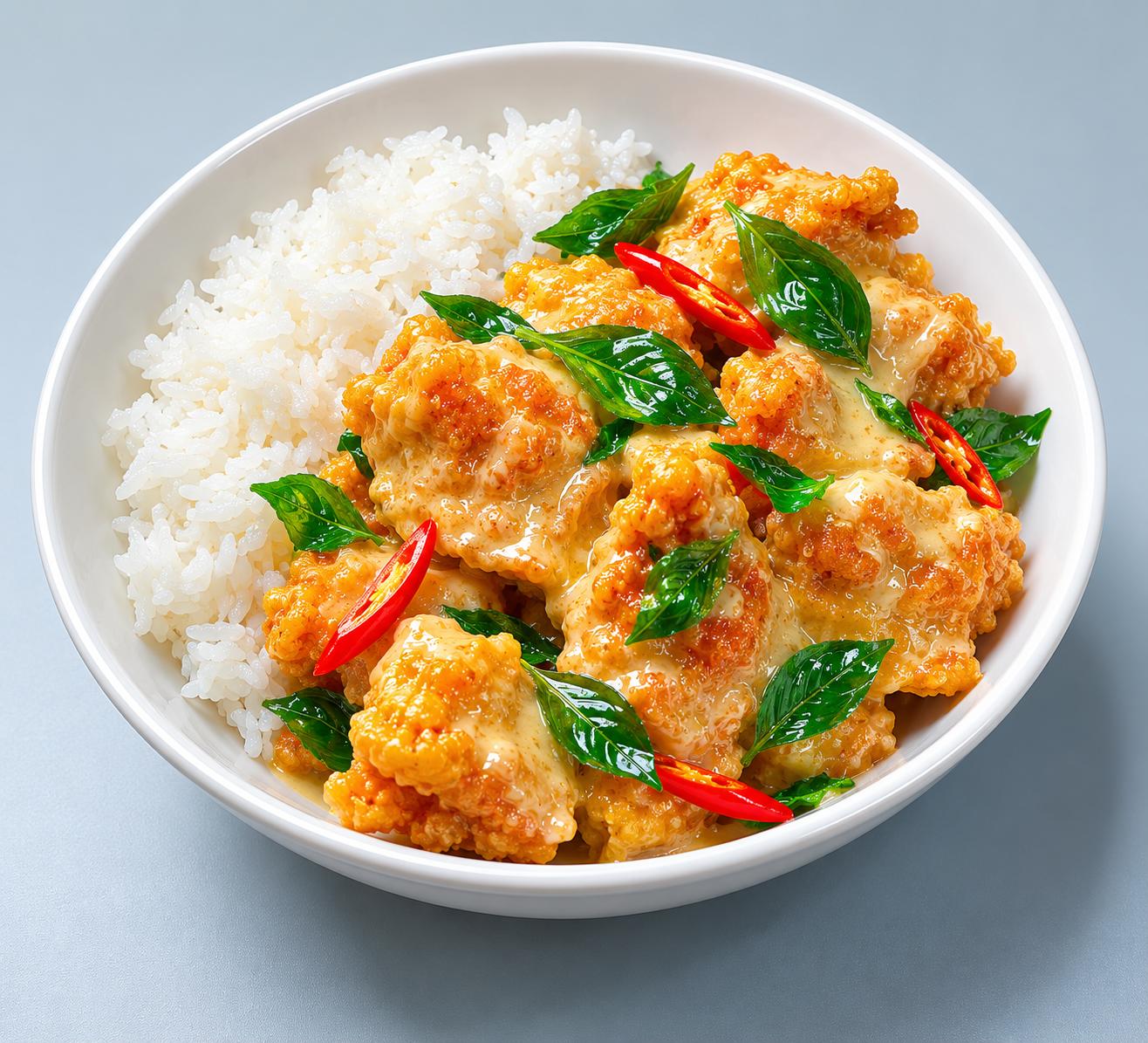 Creamy Butter Pork Rib Rice